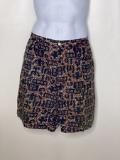 Vtg Mens Woolrich Tribal Print Pleated Shorts Sz 42