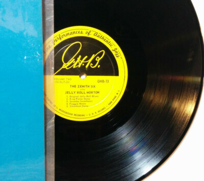 輸入CD Zenith Six, Jelly Roll Morton, Play Jelly Roll Morton  BCD12  /00110 Zenith 6 Play Jelly Roll Morton Volume Two, LP 1965 - NM