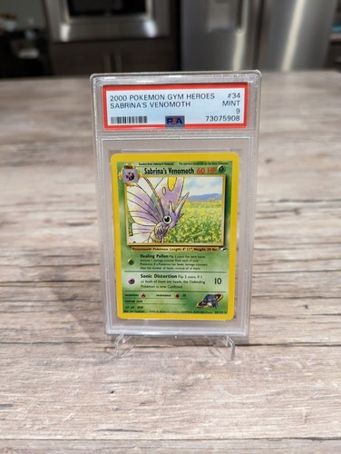 Sabrina's Venomoth (Unlimited) graded PSA 9 for sale on eBay