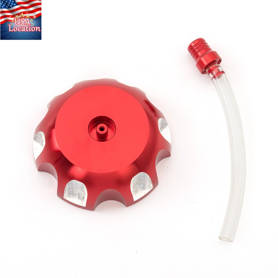 Para Honda CRF150F CRF230F 2003-2017 CNC Aceite Combustible Gas Tanque Tapa Pivote Dirtbike Pit Foto 2 de 4