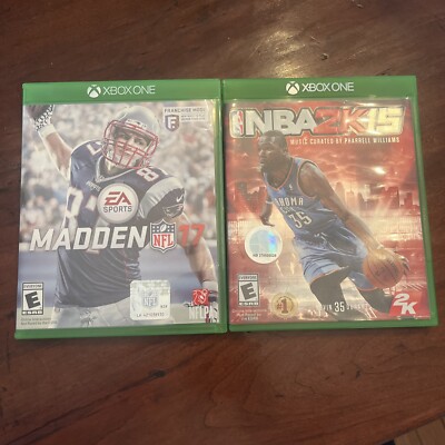 Madden NFL 17 & NBA2K15 For Xbox One - Microsoft Xbox One