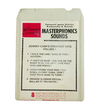 Johnny Cash's Greatest Hits 8-Track Tape JC-344 Masterphonics Untested