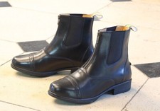 Image of Shires Moretta Rosetta Paddock Boots 28-35UK KIDS Black/Brown
