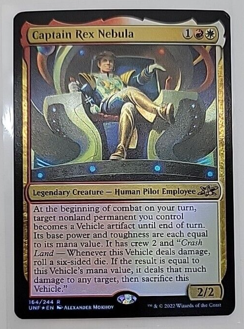MTG Magic the Gathering Captain Rex Nebula (164/689) Unfinity FOIL