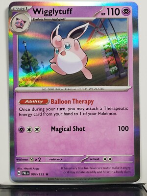 HOLO Wigglytuff 084/193 NM / M - Paldea Evolved Pokemon Card - Hitoshi  Ariga | eBay
