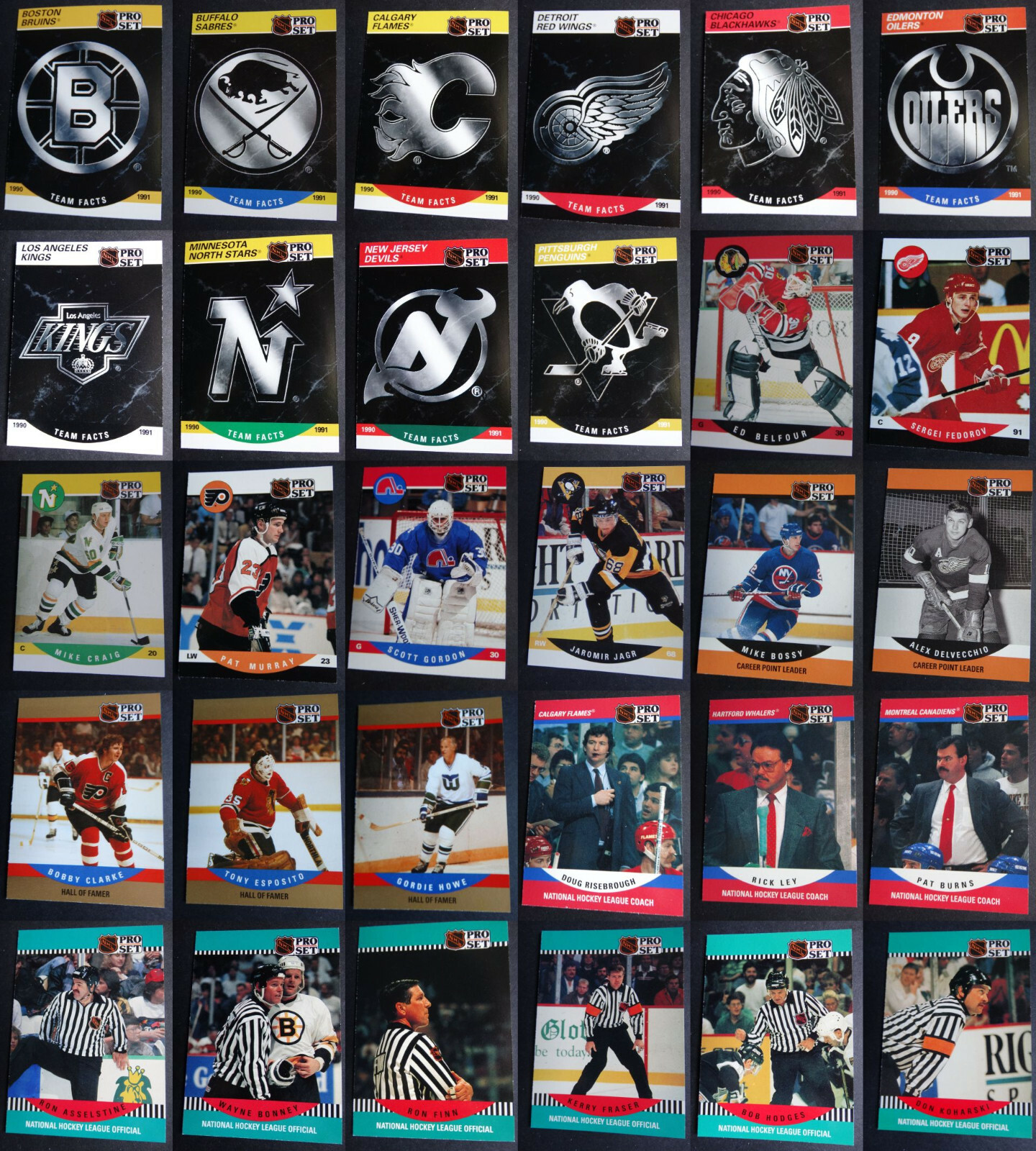 1990-91 Pro Set Hockey Cards Complete Your Set U You Pick From List 557-705
