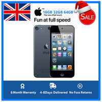 Apple iPod Touch 5th Generation 16GB, 32GB, 64GB Black Mp3 Mp4 Player Warranty