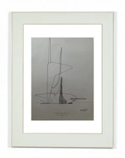 Le peintre japonais Hajime Kato (1925-2000) Originale Abstraction 1960/70 (107)