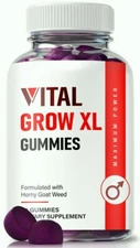 Vital Grow XL Extreme Stamina & Energy Gummies, Vital GrowXL for Men 60ct