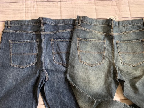 2 Pair The Childrens Place Bootcut Jeans Size Boys 20 Husky NWT - Picture 3 of 4