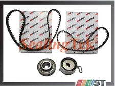 Fit Honda 2.2L F22A F22B SOHC Engine Timing Belt Balance Shaft Belt + Tensioners