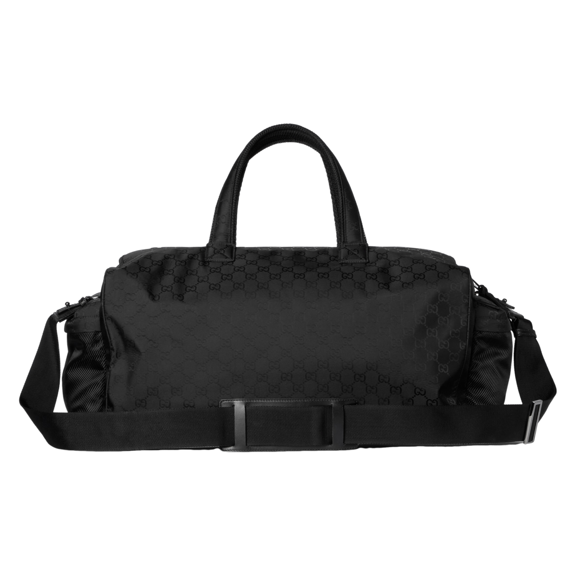 GUCCI $2980 Black GG Nylon Large Duffle Bag New & Authentic | eBay