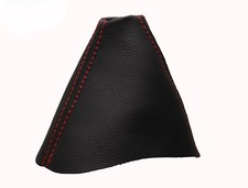 Rot Faden Echtleder Schaltmanschette Schaltsack Für FORD KUGA I 2008-2012