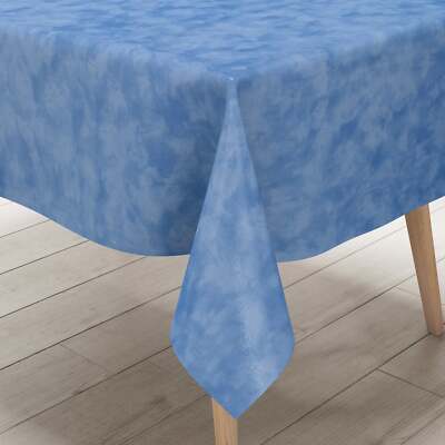 Wachstuch Tischdecke K150036 blau marmoriert Marmoroptik eckig rund oval
