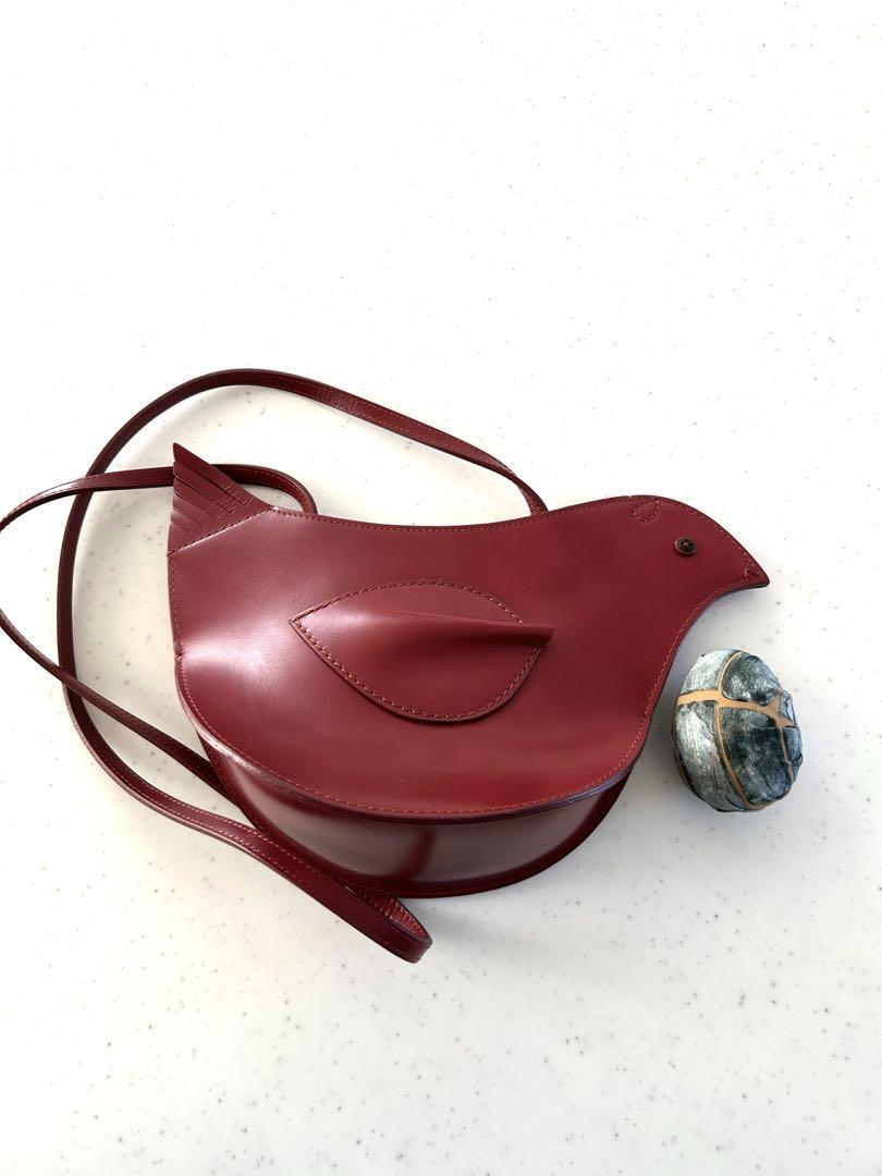 美品 ミナペルホネン トリバッグ 鳥バッグ 箱付き tori bag tori bag - minä perhonen