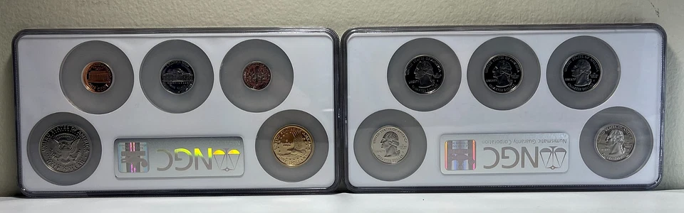 2003 S Clad Complete U.S. Mint Proof Set NGC PF70 UCAM 10 Coin Set - Image 2 of 4