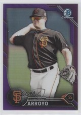 2016 Bowman Draft Chrome Top Prospects Purple Refractor Christian Arroyo 1og