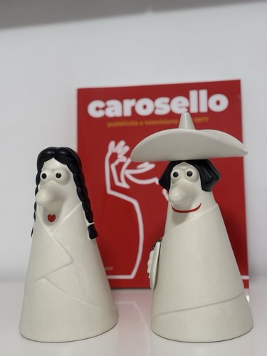 🟢 ORIGINALI Carmencita e Caballero Armando Testa 100 anni Lavazza Paulista