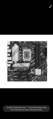 ASUS Prime B760M-A AX Desktop Motherboard Intel B760, LGA 1700, MicroATX