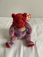TY Beanie Babies July the Birthday Bear With Tags Retired 2001 Vintage 