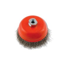 Forney 5 in X 5/8 in Crimped Steel Cup Brush 8000 rpm 72754