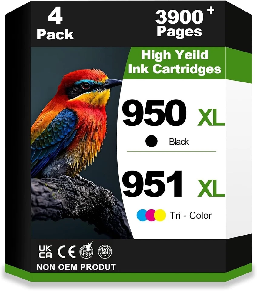 950XL 951XL Ink Combo Pack for HP OfficeJet Pro 8600 8610 8620 8630 Printers - Image 2 of 4