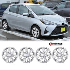 Chrome 15 Hubcaps For 2007-2019 Toyota Yaris Set Of 4 Wheel Covers 42602-wb002