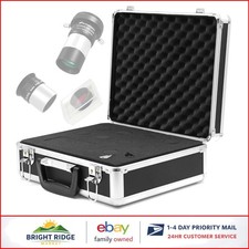 Aluminum Telescope Accessory Case for 1.25 Inch Eyepieces and Barlow Lenses