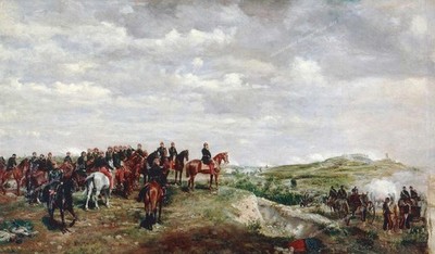Napoleon III at the battle of Solferino by Jean-Louis-Ernest Meissonier Giclee