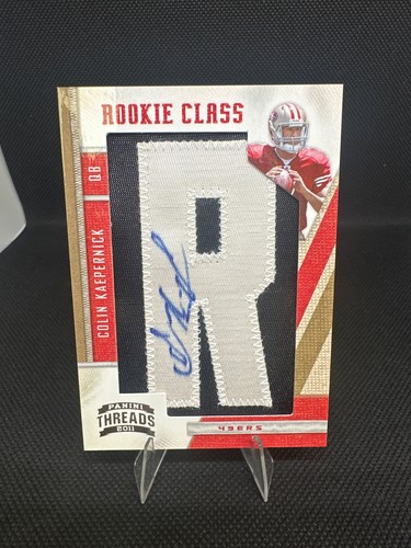 Colin Kaepernick [Autograph Letter Patch] #257 2011 Panini Threads card