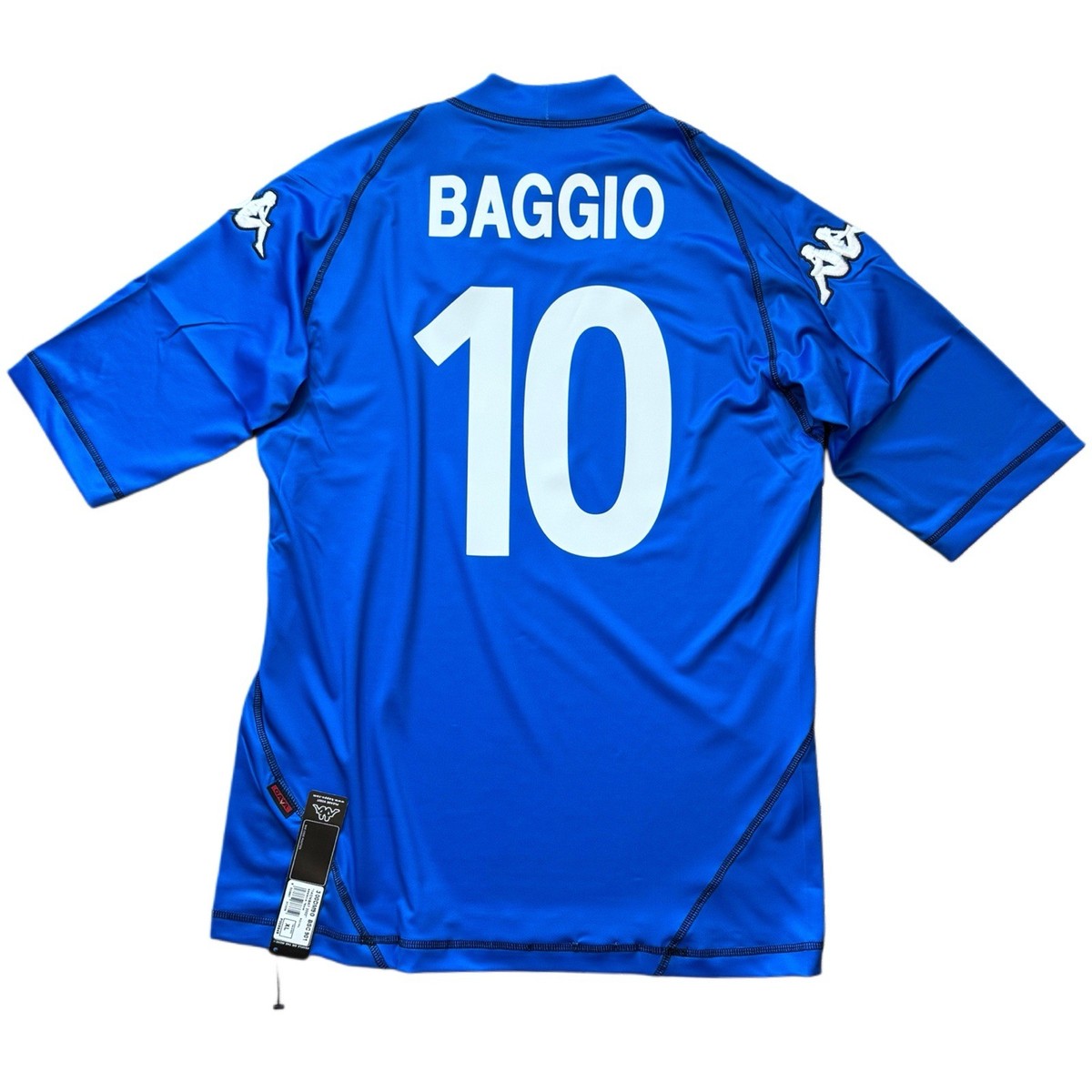 2003/04 Brescia Home Jersey #10 Roberto Baggio XL Kappa Farewell
