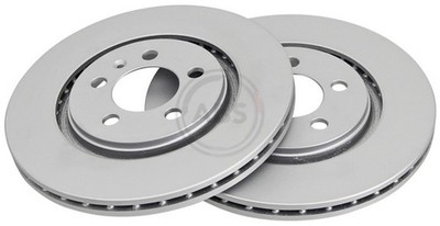 2x A.B.S. Bremsscheibe 16080 für 1H1 PASSAT 1H2 SEAT VW 53I 3A2 VENTO CORRADO 3