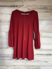 As U Wish Red Cold Shoulder Dress Size Small
