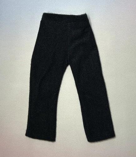 Vintage *Barbie* Clothes for KEN: 80's Black Felt Pants/Trousers