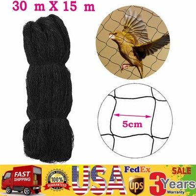 100'X50' Bird Netting for Bird Poultry Aviary Game Pens Net Anti Bird Netting