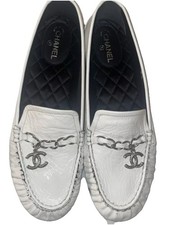White Chanel Shoes Vintage