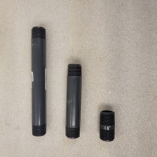 GSR  1/2" X 6  , 4   1 1/2" Three Total Pvc Pipe Nipples  Sch 80