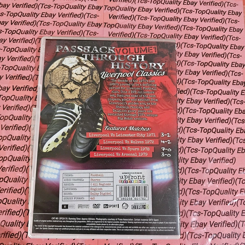 Passback Through History United Victories Liverpool Vol 1 DVD Man Utd Football - Image 2 of 2