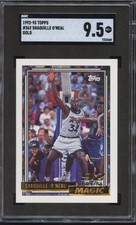 1992 Topps Gold Shaquille O'Neal #362 - HOF Rookie RC - SGC 9.5 MINT+