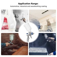 1.4mm/0.06in Paint Sprayer Professional Gravity Feed Air Sprayer High