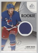 2019-20 Upper Deck SP Game Used Rookie Sweaters 115/199 Libor Hajek #RS-LH 06rp