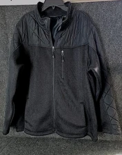 Swiss Tech Men's Mesh Front Performance Softshell Jacket Black Size 2XL