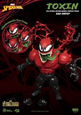 Marvel Comics Figura Egg Attack Action Toxin Beast Kingdom 2021 Exclusive 20 cm