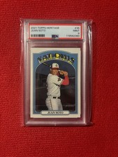 Juan Soto - 2021 Topps Heritage  - PSA 9 - Missing Stars Variation