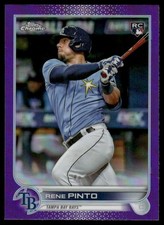 2022 Topps Chrome Update Series - Rene Pinto #USC139 Purple Refractor (RC)