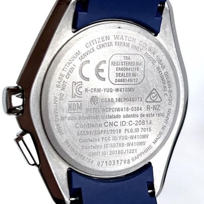 Citizen W410 S119758 Watch Eco Drive Bluetooth Timepiece Box