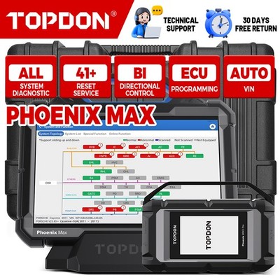 TOPDON Phoenix Max 13.3'' Diagnostic Scanner Bi-Directional J2534 ECU Programmer