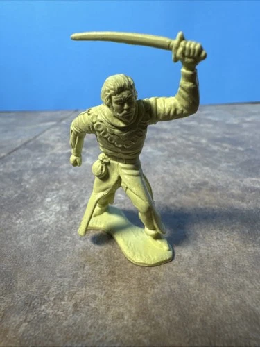 MARX SHERIFF OF NOTTINGHAM FIGURE from 54mm ROBIN HOOD PLAYSET VINTAGE CREAM