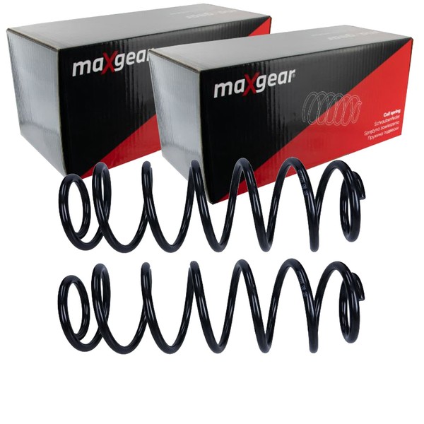 2X Maxgear Fahrwerksfedern Hinten Passend FÜR Ford Fiesta Links+Rechts-image