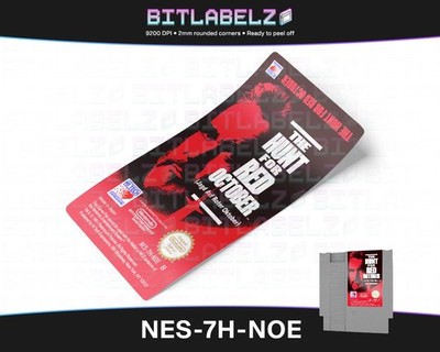 The Hunt for Red October [NES-7H-NOE] NES Label